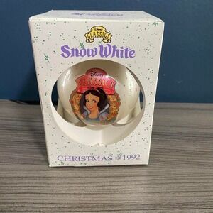 Vintage 1992 Disney Snow White & Seven Dwarfs Christmas Ornament NIB